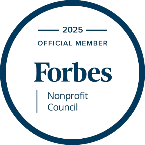 2024 official member of forbes nonprofit council logo
