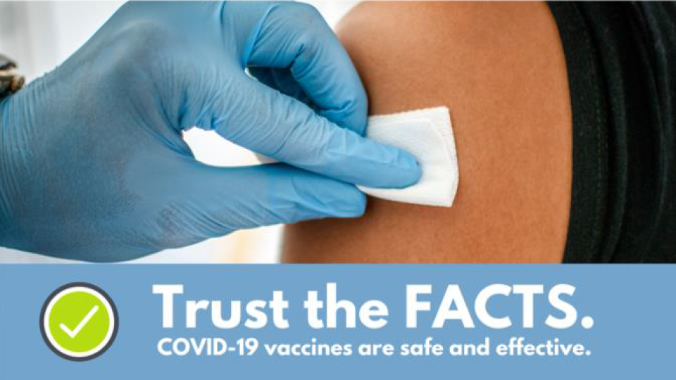 Trust the facts, covid 19 vaccine facts (click for more info)